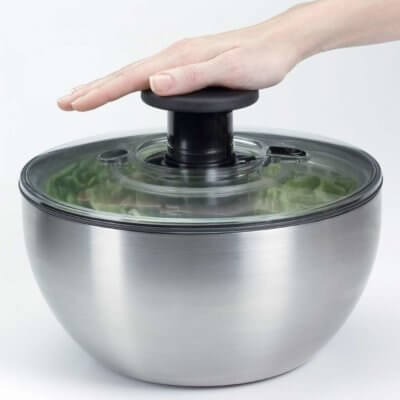 SteeL Salad Spinner