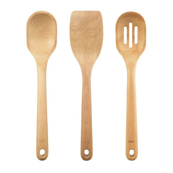3 Piece Wooden Utensil Set