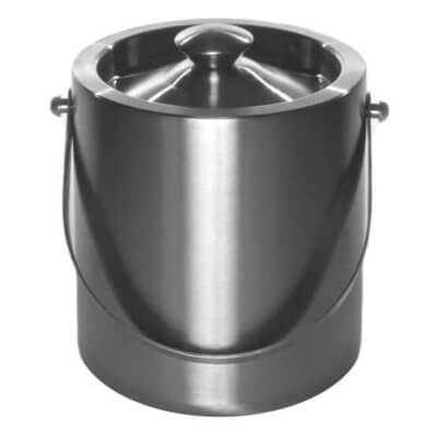 Brushed Stainless Steel 2 Quart Ice Bucket