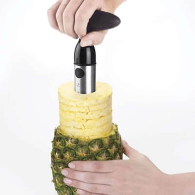 Stainless Steel Ratcheting Pineapple Slicer