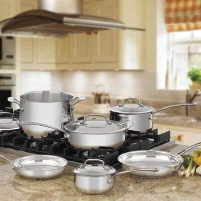Contour™ Stainless Cookware 10 Piece Set