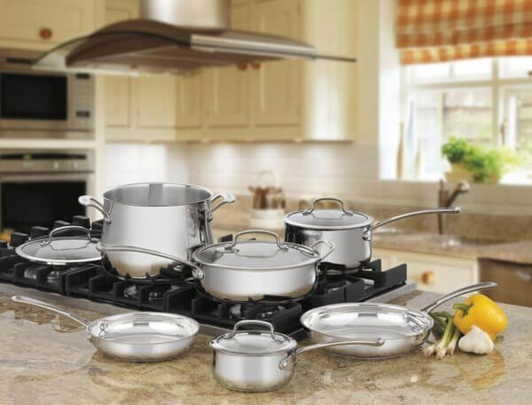 Contour™ Stainless Cookware 10 Piece Set