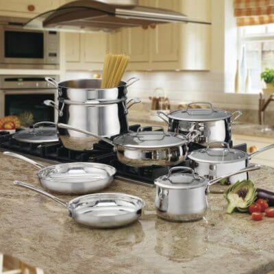 Contour™ Stainless Cookware 13 Piece Set