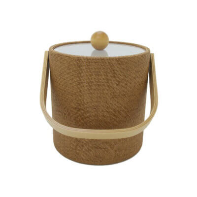 Faux Curry Wicker 3 Quart Ice Bucket