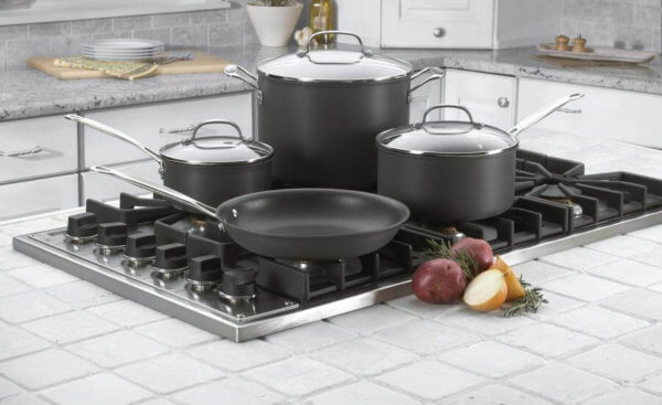 Chef's Classic™ Non-Stick Hard Anodized 7 Piece Set