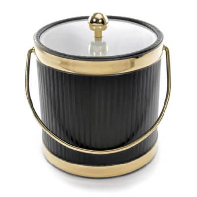 Black Silhouette 3 Quart Ice Bucket