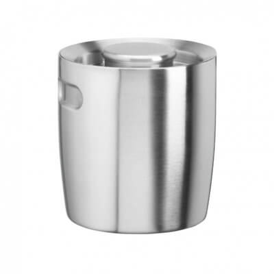 Brushed Stainless Steel 1.5 Qt Doublewall Insulated Ice Bucket