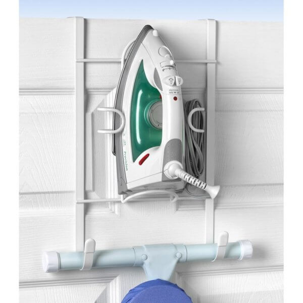 Over the Door Iron & Ironing Board Holder - 1