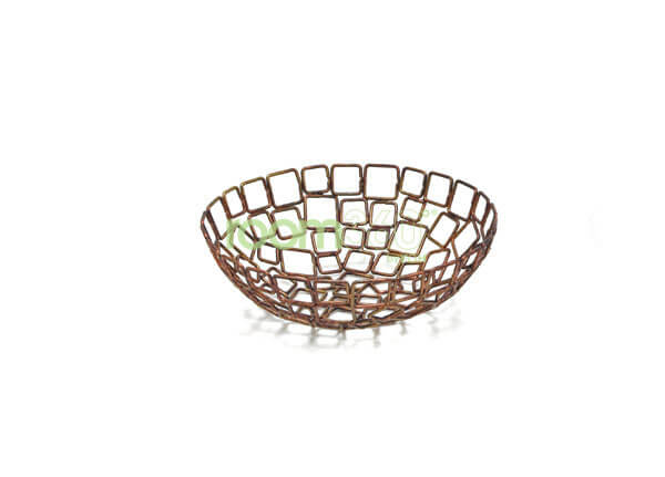 8" Coppered Linked Basket