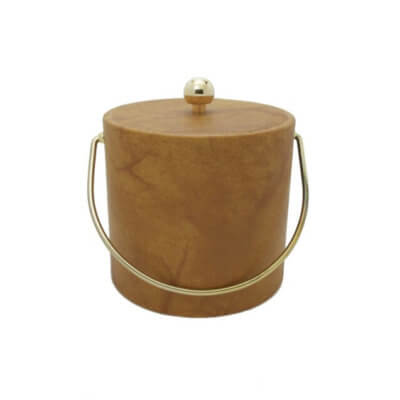 Honey Leatherette 3 Qt. Ice Bucket