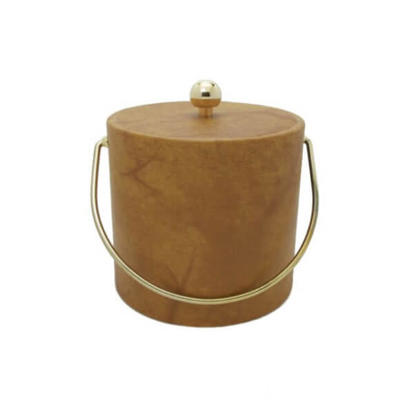 Honey Leatherette 3 Qt. Ice Bucket