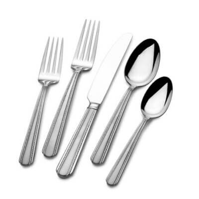 Gourmet Basics by Mikasa® Dolcina Frost 20 Piece Flatware Set