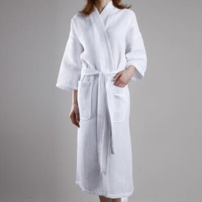 Lightweight Waffle Kimono - Classic