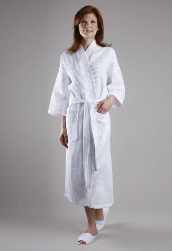 Lightweight Classic Waffle Kimono