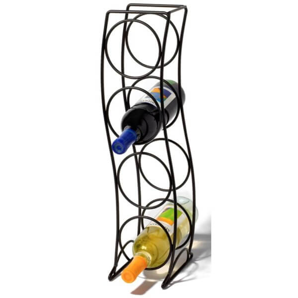 Curve 4-Bottle Wine Rack