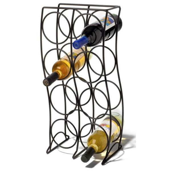 Curve 8-Bottle Wine Rack