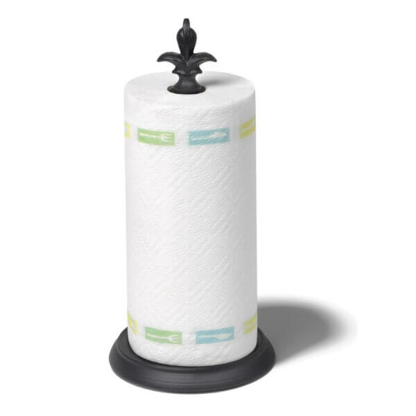 Fleur de Lis Paper Towel Holder