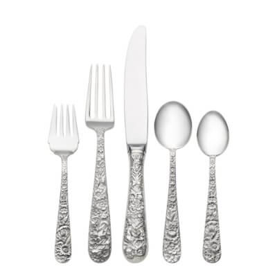 Kirk Stieff® Repousse 5 Piece Dinner Setting