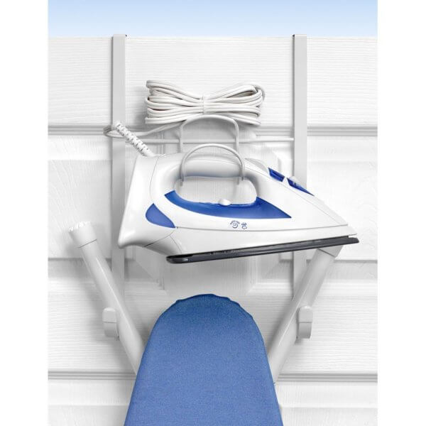 Over the Door Iron & Ironing Board Holder
