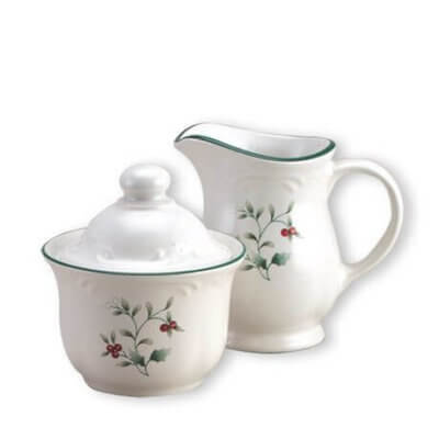 Pfaltzgraff® Winterberry Sugar Bowl and Creamer Set