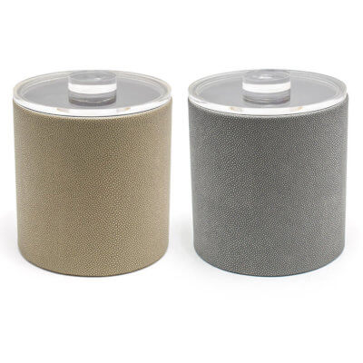 Belize 3.5 qt Round Ice Bucket with Acrylic Lid