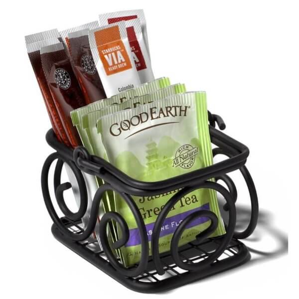 Scroll Sugar Packet Basket