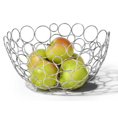 Shapes Circles Fruit Bowl