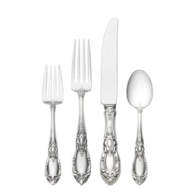 Towle® King Richard 4 Piece Dinner Setting with Old Style Blade Knife