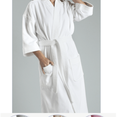 Velour Terry Kimono