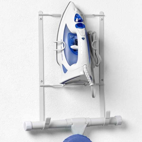 Wall Mount Iron & Ironing Board Holder