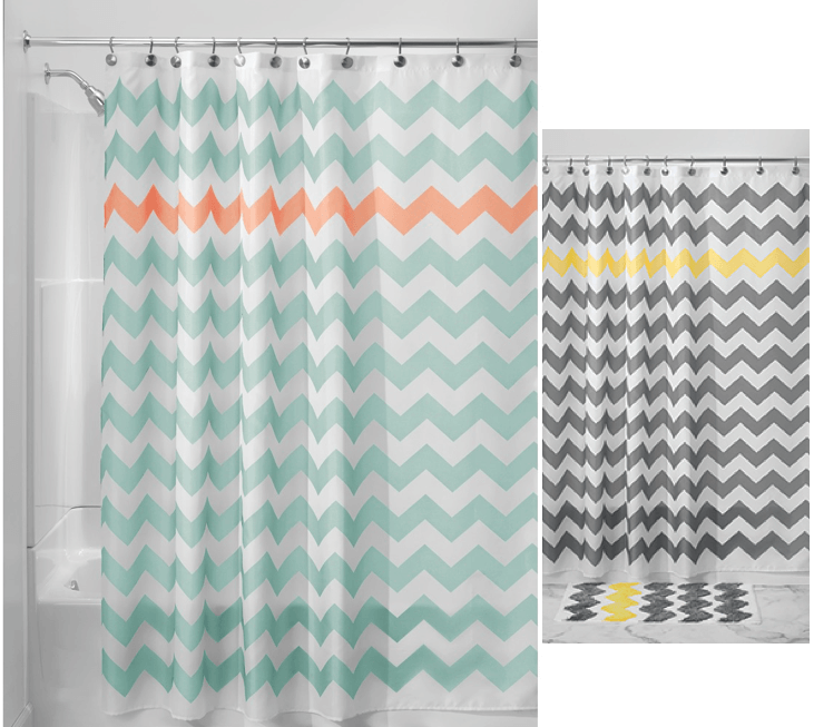 aqua chevron shower curtain chevron shower curtain slx hospitality aqua chevron shower curtain chevron shower curtain slx hospitality