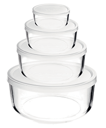 Frigoverre 4 Pcs Round Set