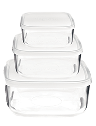 Frigoverre 3 Pcs Square Set