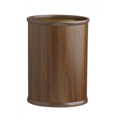Woodcraft Walnut 14''Oval Waste Basket