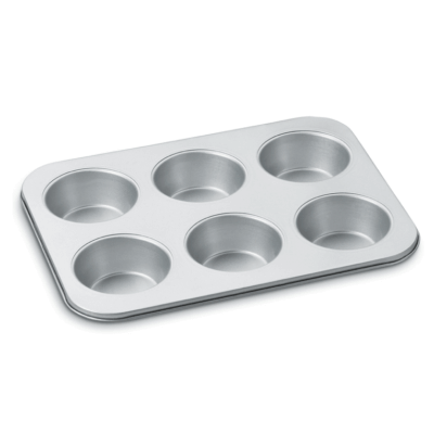 6 Cup Jumbo Muffin Pan - Classic Stainless