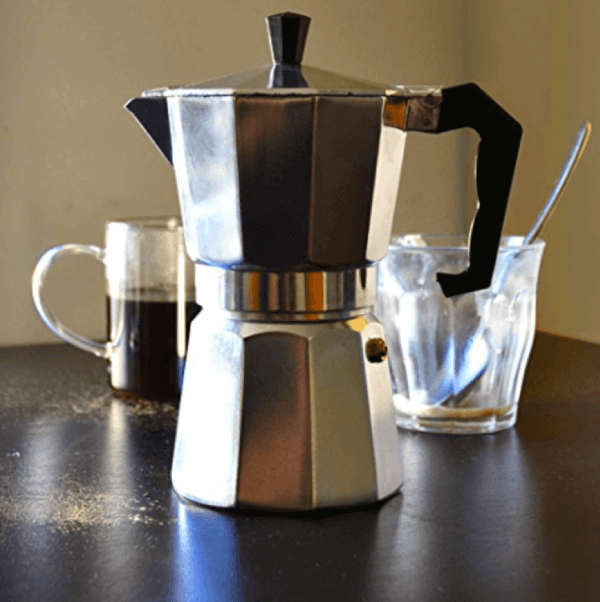 Aluminum Stovetop Espresso Coffee Maker 9 cup - Image 2