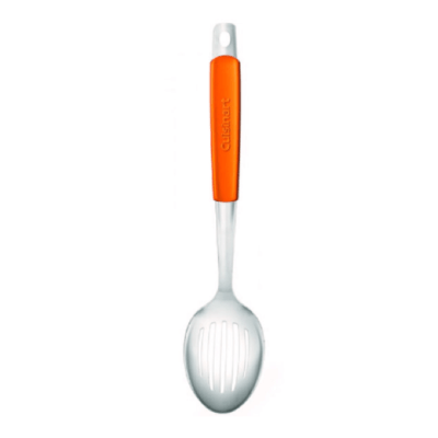 Cool Grips Collection Stainless Steel Slotted Spoon - Colors