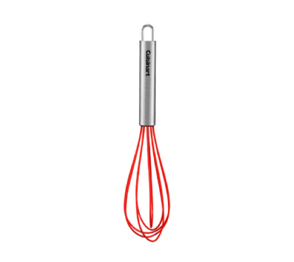 10" Silicone Whisk Red