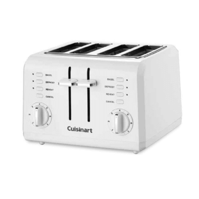 4 Slice Compact Plastic Toaster