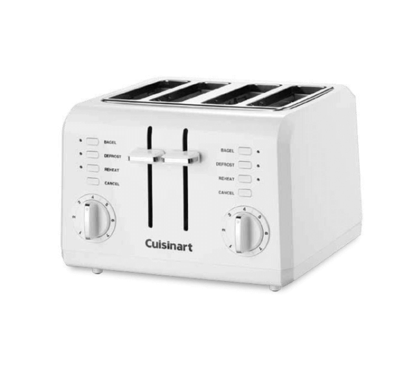 4 Slice Compact Plastic Toaster