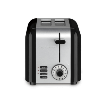 2 Slice Compact Stainless Toaster