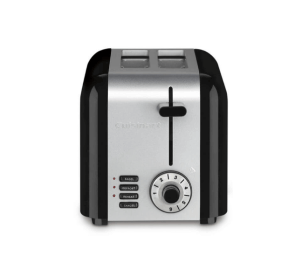 2 Slice Compact Stainless Toaster