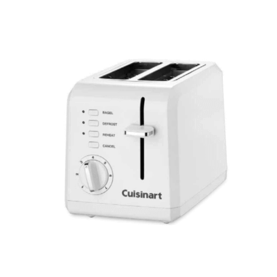 2 Slice Compact Plastic Toaster