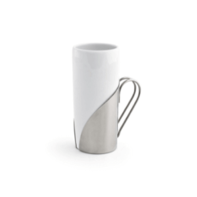 Porcelain/SS Tall Mug