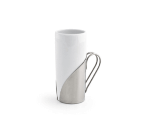Porcelain/SS Tall Mug