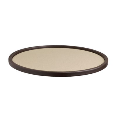 Cosmopolitan Latte Round Serving Tray