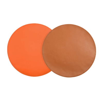 12″ Round London Reversible Mat/Liner - Saddle/Persimmon