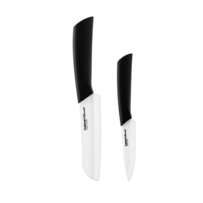 Ceramic 2 Piece Set (5" Santoku Knife & 3.5" Paring Knife)