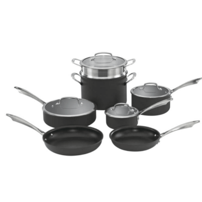 Dishwasher Safe Anodized Cookware 11 Piece Set