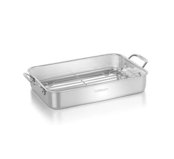 14'' Lasagna Pan With Stainless Roasting Rack
